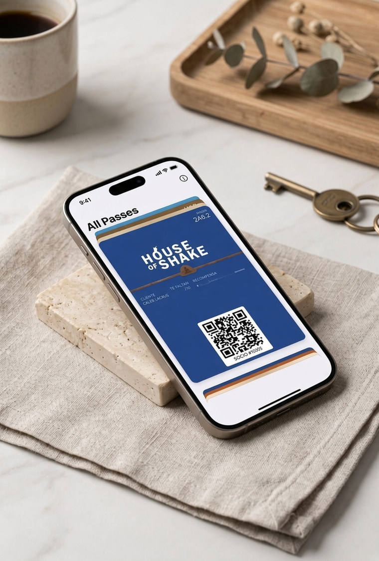 Pase de House of Shake guardado en Apple Wallet
